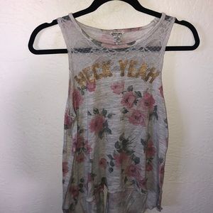 Bethany Mota Floral Tank